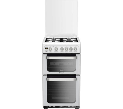 HOTPOINT HUG52P 50 cm Gas Cooker - White HOTPOINT HUG52P 50 cm Gas Cooker - White